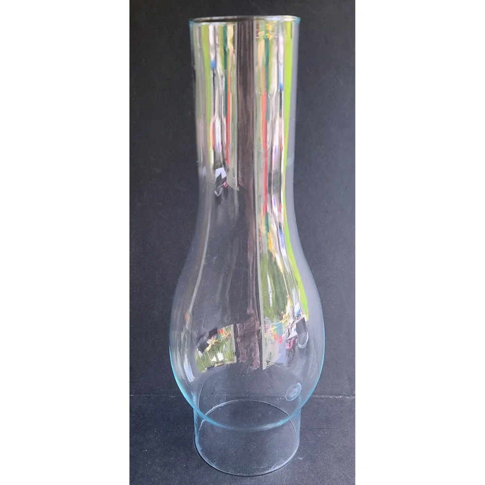 Vintage Style Clear Glass Oil‎ Lamp Chimney Replacement 10